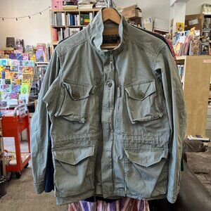 J.Crew NX-631 32-206 Military Jacket Medium Light Green